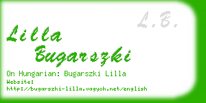lilla bugarszki business card